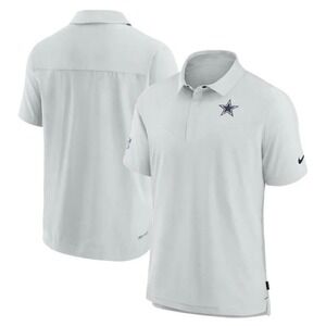 NWT Men's Dallas Cowboys Nike Sideline Coaches Performance Polo - Medium - White